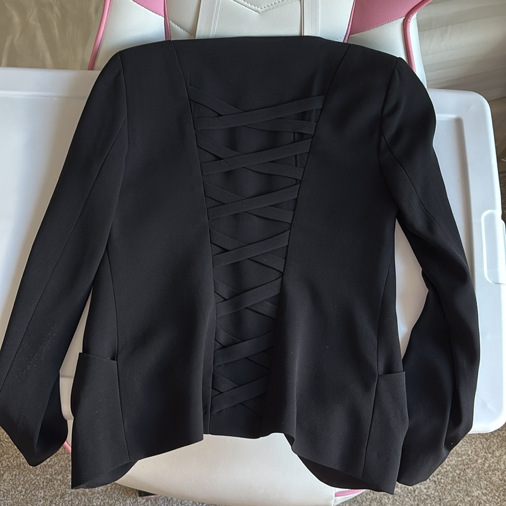 Bebe x Naven Elegant Black Women's Blazer 00 - Picture 5 of 5
